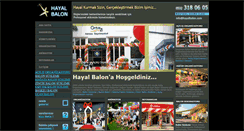 Desktop Screenshot of hayalbalon.com