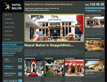 Tablet Screenshot of hayalbalon.com